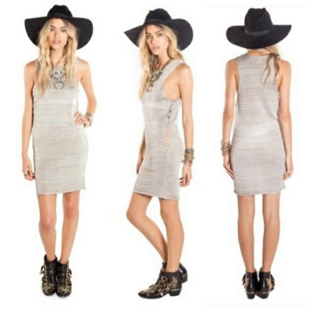 Amuse Society  Body Con Metallic NWT